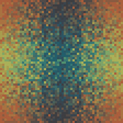 An abstract pixel art style vector background