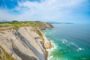 Corniche d'Urrugne, Basque Country, Pays Basque, France