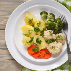 Vegetarian lunch.