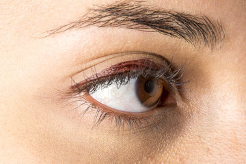 Obraz premium Approaching brown eye woman