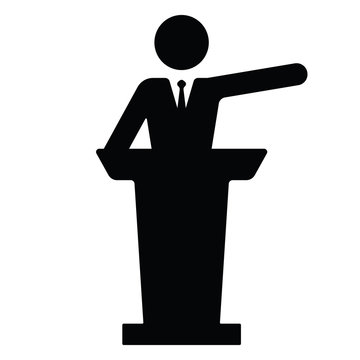 recommend clip art: speaker man Icon