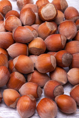 Close up photo of raw nuts