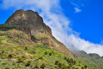 Fototapeta na wymiar Masca village on a highland in Tenerife island