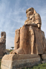 Obraz premium Statues of Memnon, Luxor Egypt