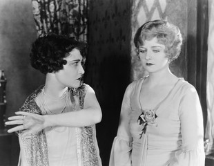 Two women having argument 