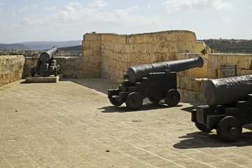 Citadel in Victoria. Gozo island. Malta