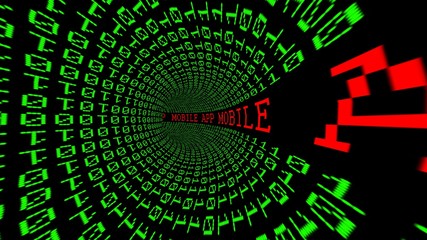 Mobile app data tunnel