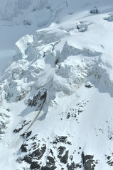 Fototapeta na wymiar Hanging Glacier