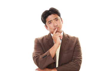 苦悩するビジネスマン