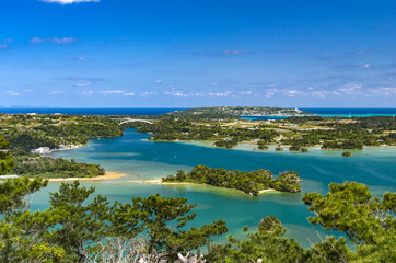 Fototapeta premium 沖縄 羽地内海の風景
