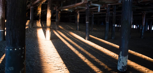 Under Santa Monica Pier