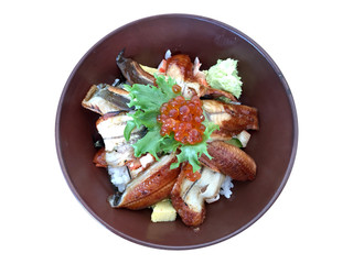 Japanese style eel rice