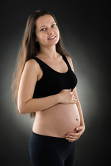 Portrait Of Pregnant Woman