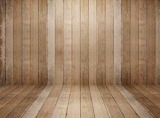 Wooden background interior room