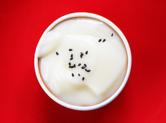 Bowl of creamy mayonnaise