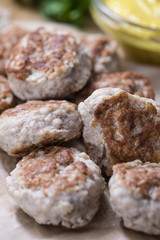 Small homemade Meatballs