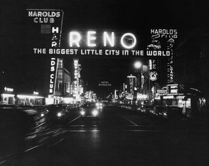 Reno Nevada, około 1950 roku - 104458188