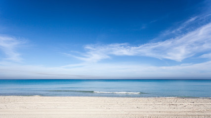 Fototapeta na wymiar Strand Hintergrund Panorama 16:9
