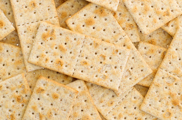 Small crackers isolated