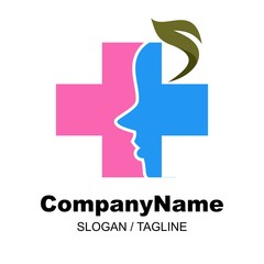 beauty clinic logo icon Vector