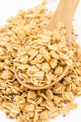 Crunchy oatmeal granola.