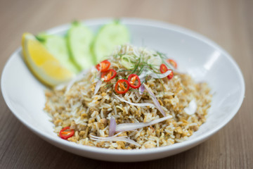 Thai fried rice with lemongrass