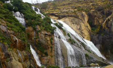 Fototapeta na wymiar Ezaro waterfall.