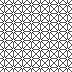 Seamless abstract monochrome grid pattern