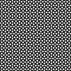 Monochrome curly stripe repeat pattern