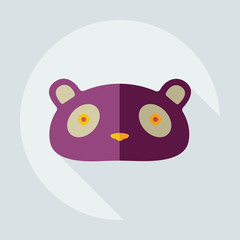 Flat modern design with shadow icons pandas