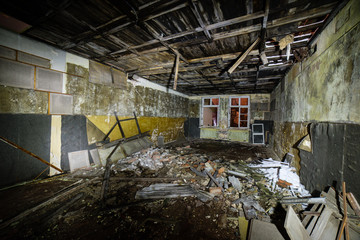 abandoned building ruins