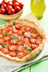 Vegetable tomato pie