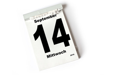 14. September 2016