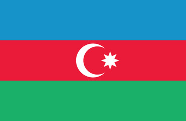 Fototapeta premium Azerbaijan flag