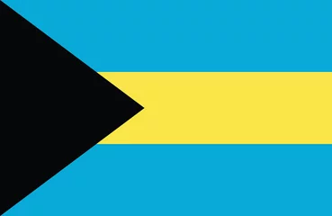 Foto op Plexiglas The Bahamas flag. © Tarik GOK
