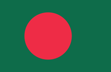 Naklejka premium Bangladesh flag.