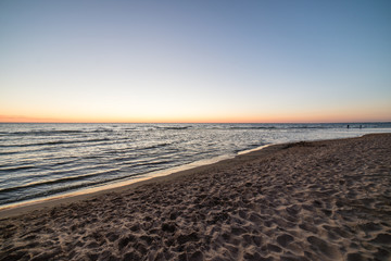 Obraz premium sunset over the sea