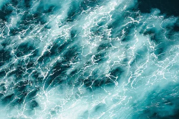 Cercles muraux Eau Eau de mer turquoise splash abstraite