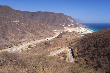 View on Rakhyut, Dhofar, Oman