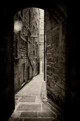 Edinburgh alley sepia © Rixie