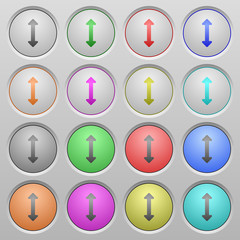 Resize vertical plastic sunk buttons