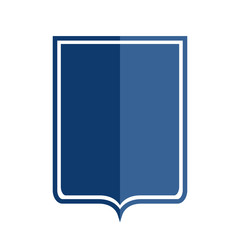 Heraldic shield shape icon