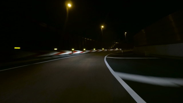 Driver view exiting the C2 highway ramp on to the metropolitan ring route.