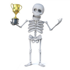 3d Skeleton has won the gold cup trophy