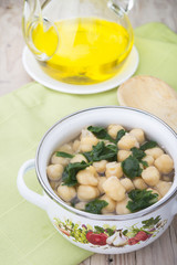chickpeas with spinach