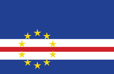 Cape Verde flag.