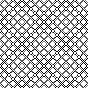 Repeat black white abstract square pattern