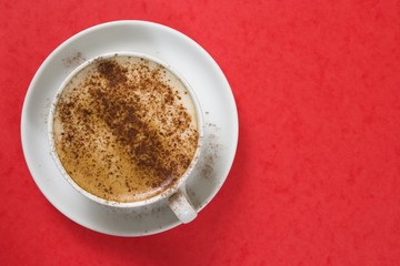 Cappuchino with sprinkles