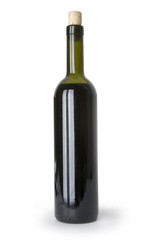 Red wine bottle