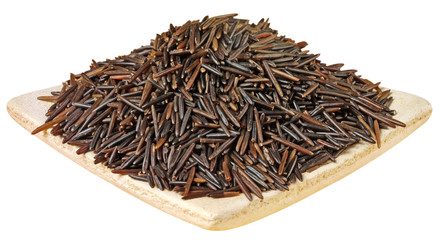 DISH OF WILD RICE CUT OUT